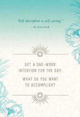 Self-Care: Inspirational Card Deck and Guidebook
