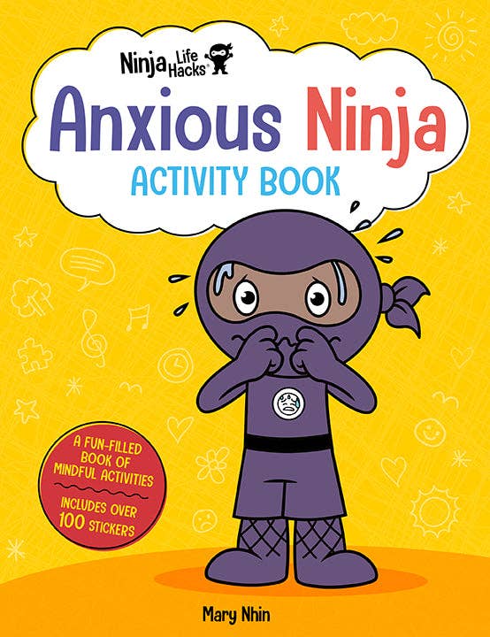 Ninja Life Hacks: Anxious Ninja Activity Book (paperback)