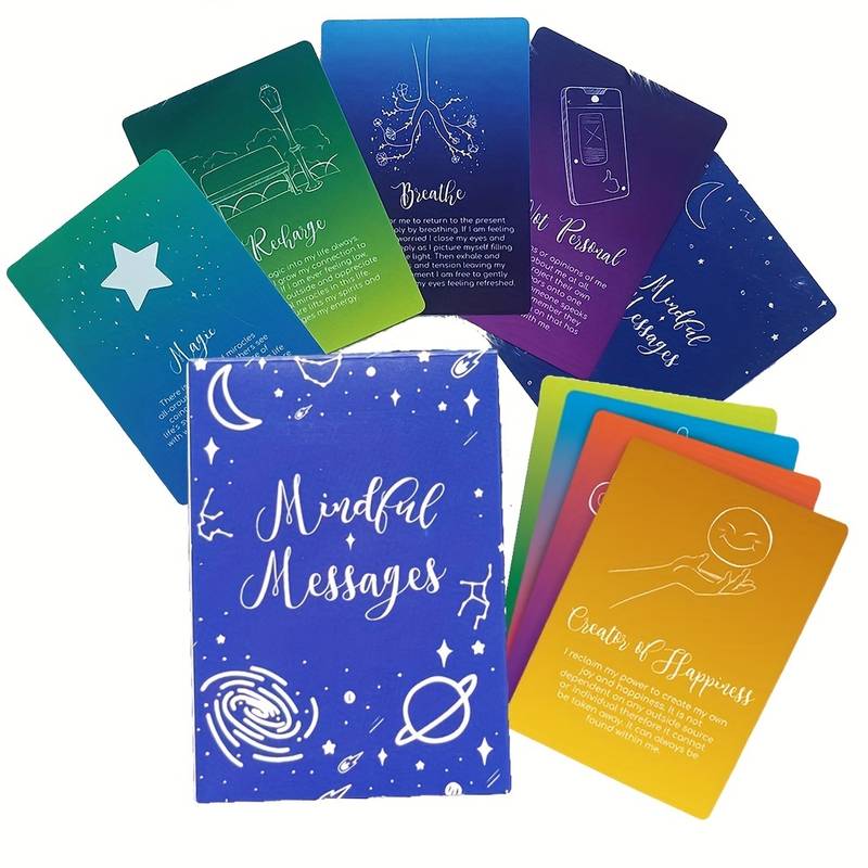 Mindful Messages Positive Affirmations Meditation Self Care Cards