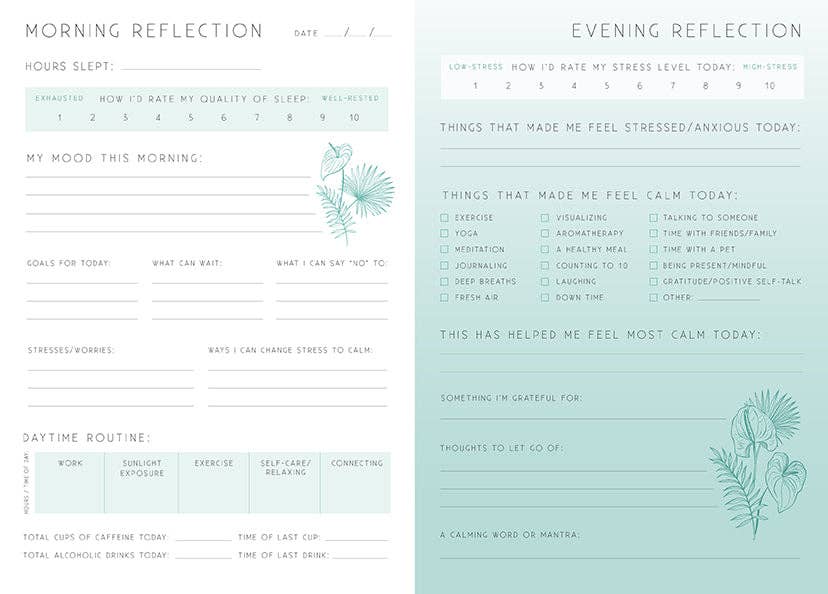 Calm: A Day and Night Reflection Journal