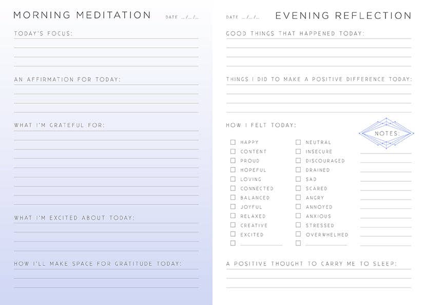 Gratitude: A Day and Night Reflection Journal